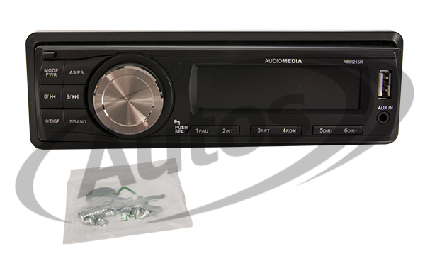 Autorádio bez CD mechaniky, FM tuner, MP3/ WMA, 4x20W, AUX, USB, slot pro SD kartu