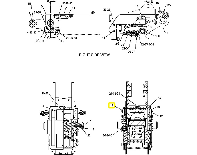 Deska kluzná teleskopického ramene 80x38 CAT 416E, 420E, 422E, 428E, 430E, 432E, 434E