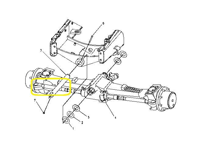 Tyč řídící P CAT 428 C D1, 432D