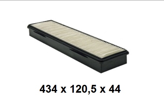 Filtr vzduchu kabiny VOLVO série A,BL,EC, L220E