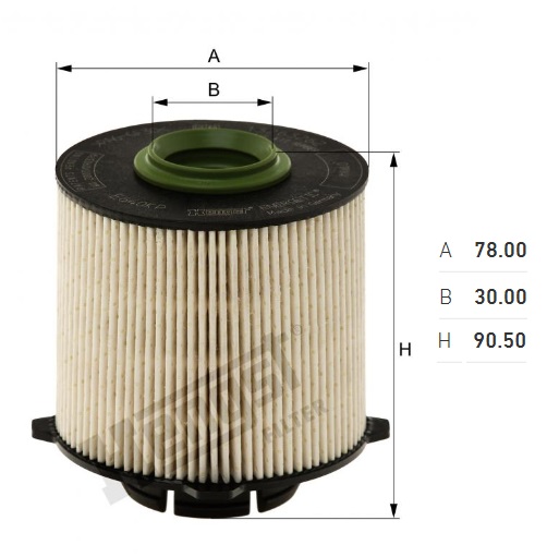 Filtr paliva E640KP D185 OPEL Astra J 1.7 TDCi/ 81kW, Insignia 