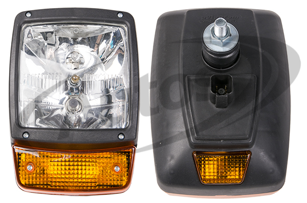 Světlomet přední se směrovkou 12V P JCB 2CX, 3CX, 4CX kabina P21 od 2001