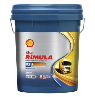 Olej motorový SHELL RIMULA R5 E 10W-40, 20 l