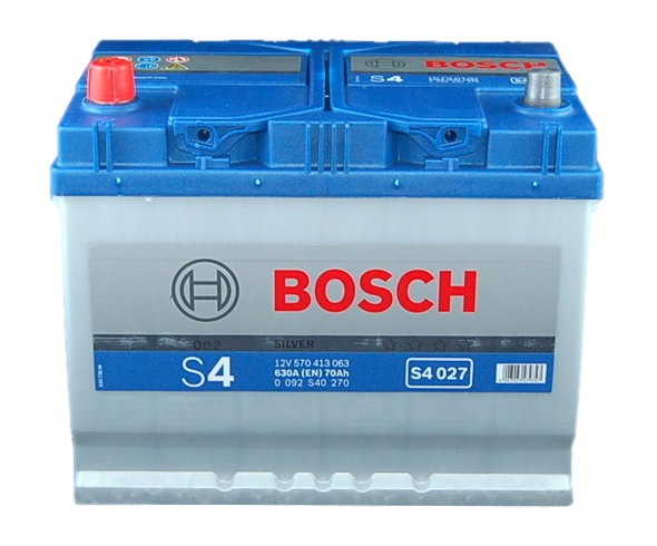 Autobaterie BOSCH  70Ah/630A S4 L+ /261x175x220/