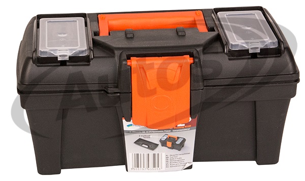 Box na nářadí plastový N12R MUSTANG 167x300x150 černý s plastovým madlem