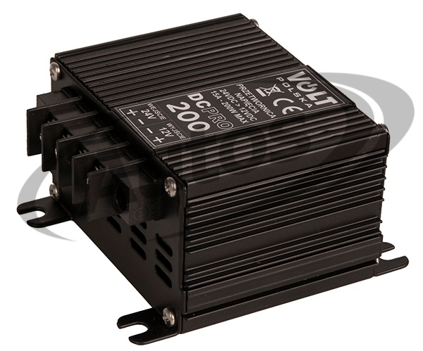 Měnič napětí 24V/12V max. 200W pro CB radio