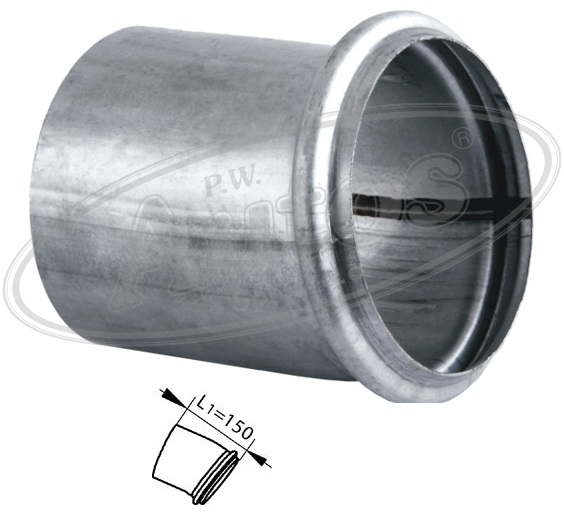 Trubka výfuku střední 150mm VOLVO FH12, FH16, RVI Premium DXi