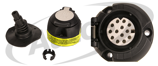 Zásuvka elektrická 24V/13pin plast