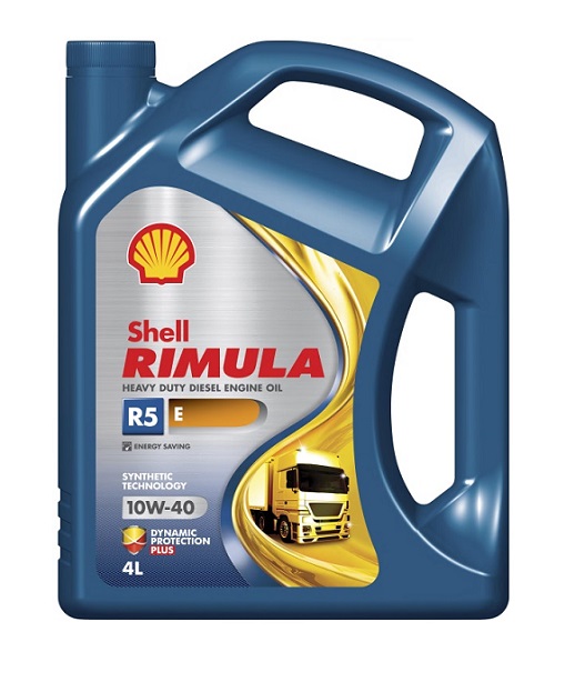 Olej motorový SHELL RIMULA R5 E 10W-40, polosyntetický, nákladní vozy, 4l
