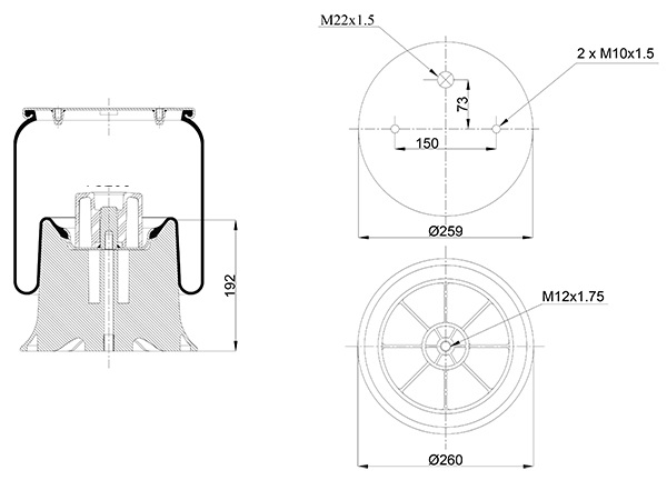 Vlnovec pérování 1 DK 20 A-1 kompletní SCHMITZ, ROR