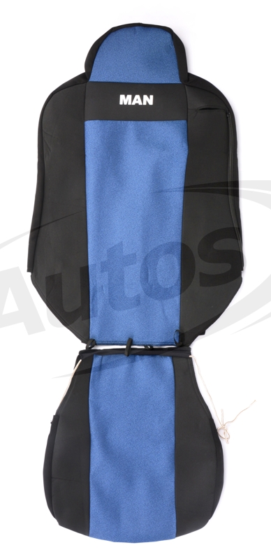 Potah sedadla - sada 1+1 modrý MAN TGX, TGS