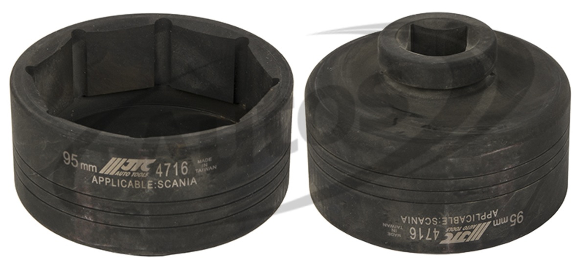 Hlavice nástrčná úderová osmihranná 1" /95mm - demontáž náboje PN SCANIA