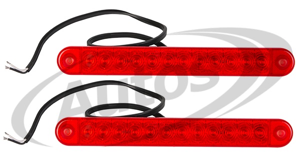 Svítilna zadní brzdová FT190 LED 12V/36V samolepící, kabel 0,5m