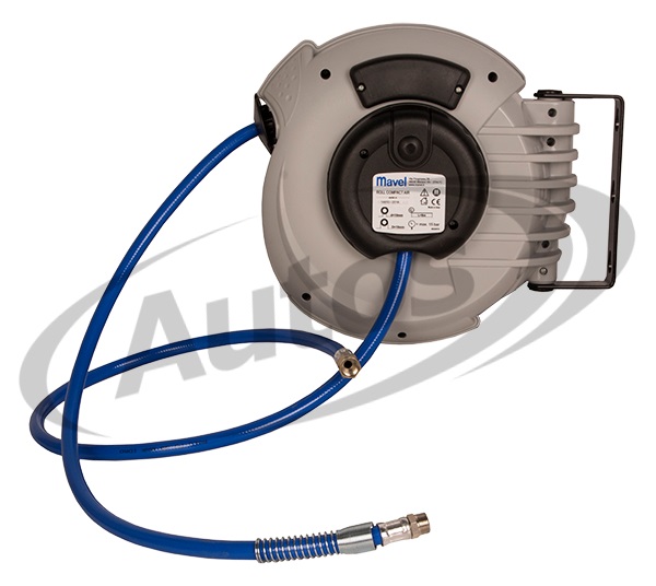 Buben samonavíjecí vzduchové hadice 10mm MAVEL, 8+1m/15bar, 360x330x210