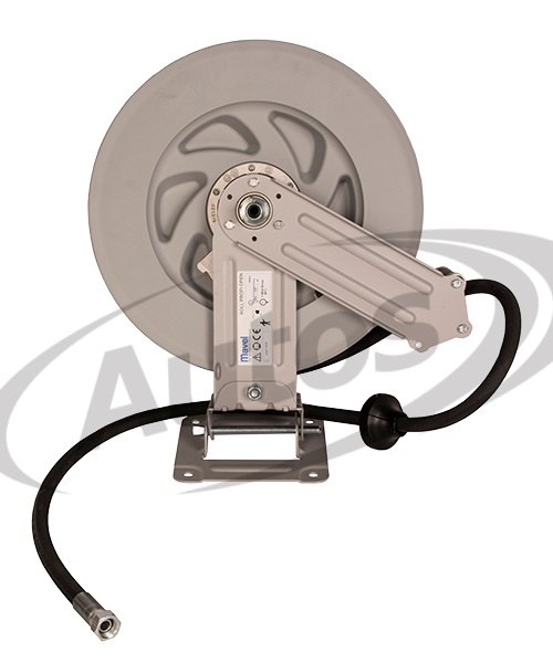 Buben samonavíjecí olejové hadice 1/2" MAVEL, 15m/60bar, 530x470x250