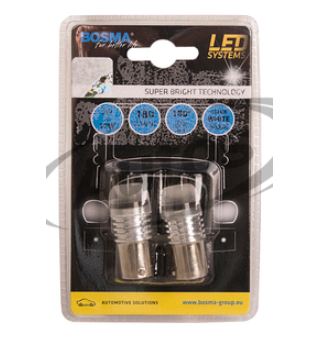 Žárovka 24V 21W LED Ba15s sada 2ks BOSMA