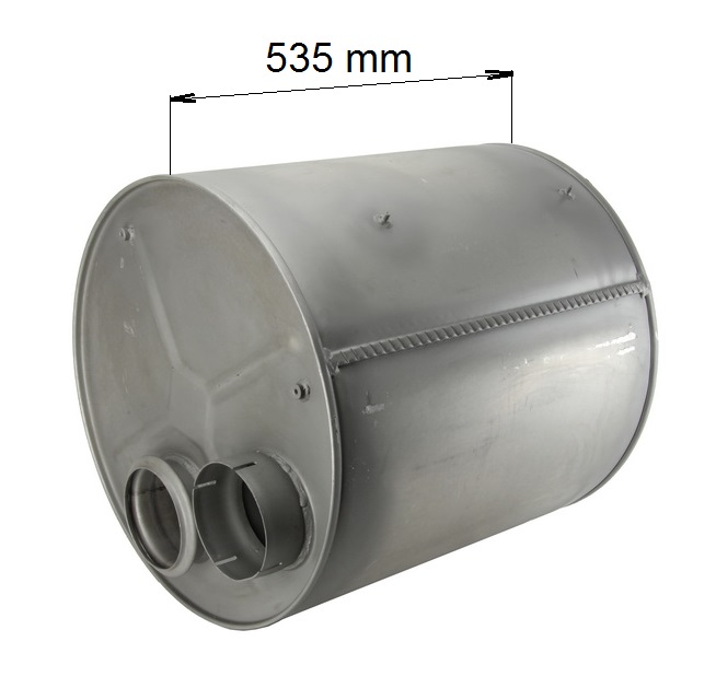 Tlumič výfuku střední 535mm DAF XF95 od 08.2002 do 11.2006, CF65,CF75,CF85 od 12.2000