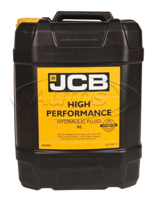 Olej hydraulický JCB HIGH PERFORMANCE Hydraulic Fluid HP 46, 20l