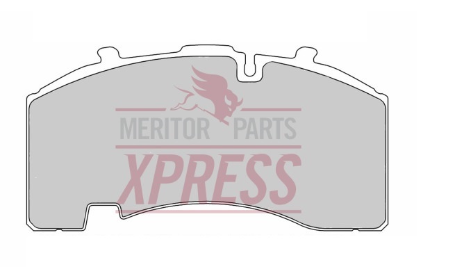 Deska brzdová 29271 Meritor 210x108,3 KNORR SK7000 BPW Eco Plus (SB 4309) od 05.2003