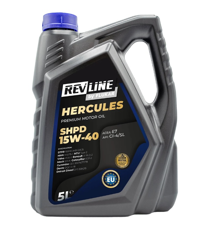Olej motorový REVLINE HERCULES SHPD 15W-40, 5 l