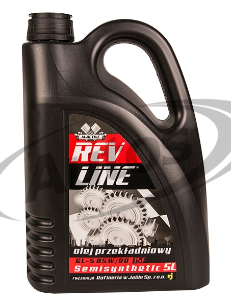 Olej převodový REVLINE Gear Oil GL-5 85W-90 15F polosyntetický, 5 l