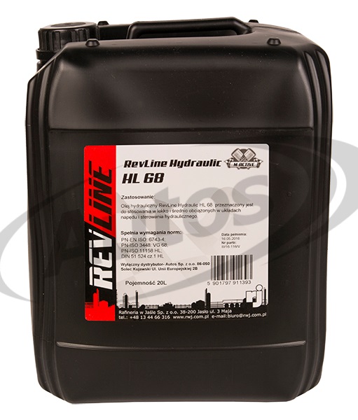 Olej hydraulický REVLINE Hydraulic HL 68, 20 l