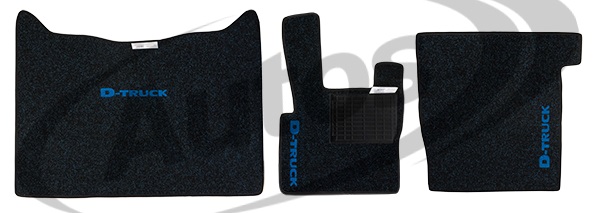 Koberec podlahový textilní modrý - sada DAF XF105 automat od 2006