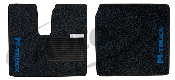 Koberec podlahový textilní modrý - sada 1+1 MAN TGX  od 2007