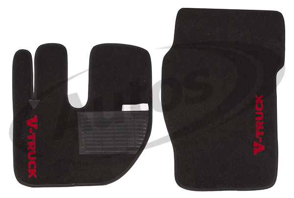 Koberec podlahový textilní červený - sada VOLVO FH12