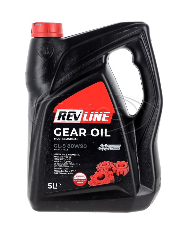 Olej převodový JASOL GEAR OIL GL-5 80W-90 hypoidní, 5 l