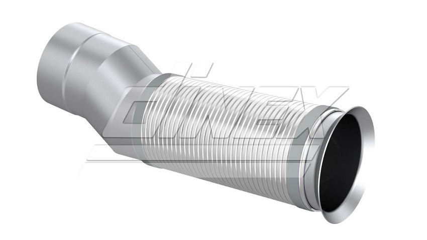 Trubka výfuku s pružným dílem 460mm MERCEDES Acros MP4, Antos 963