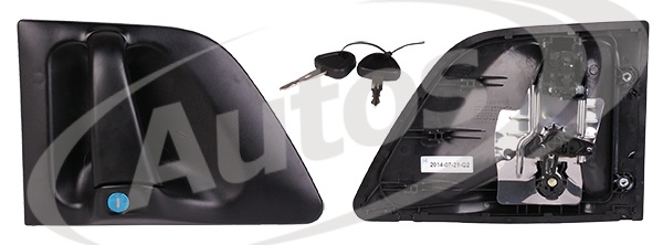 Klika dveří vnější kompletní P SCANIA 94,114,124,144,CP,CR,CT