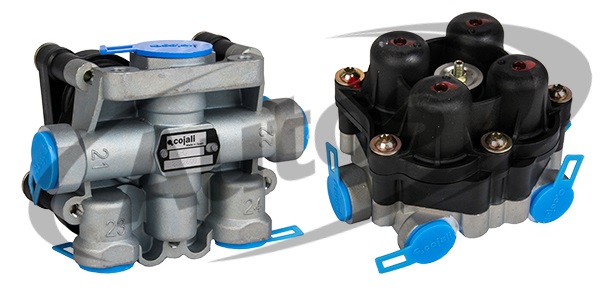 Ventil čtyřcestný jistící 13bar M22x1,5/ M16x1,5 MAN F2000, TGX, TGA, TGS, TGM, TGL