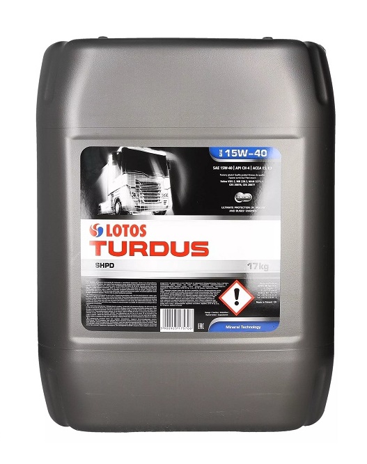 Olej motorový LOTOS TURDUS SHPD SAE 15W-40, 20 l