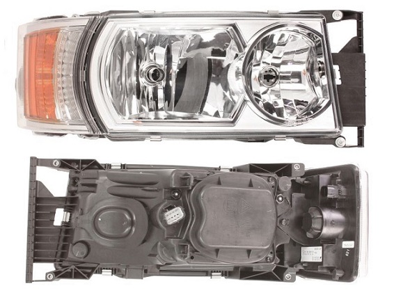Světlomet hlavní H1/H7 s LED denním svícením  SCANIA P,G,R,T od 01.2012
