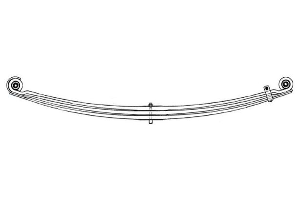 Pero listové 950/950 3 listy přední IVECO E.Trakker