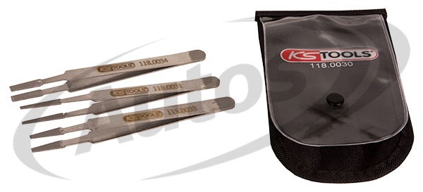 Pinzeta na čištění elektrických spojů - sada 3 ks