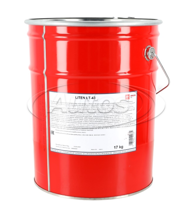 Mazivo lithiové PLATINUM LITEN LT 43 /kluzná a valivá ložiska,ozubené převody/18 kg