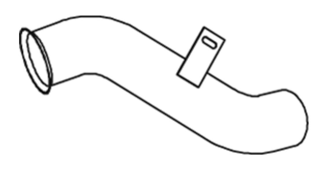 Trubka výfuku středová 850mm MAN Lion´s Coach,Lion ´s Star, NEOPLAN Starliner, Tourliner