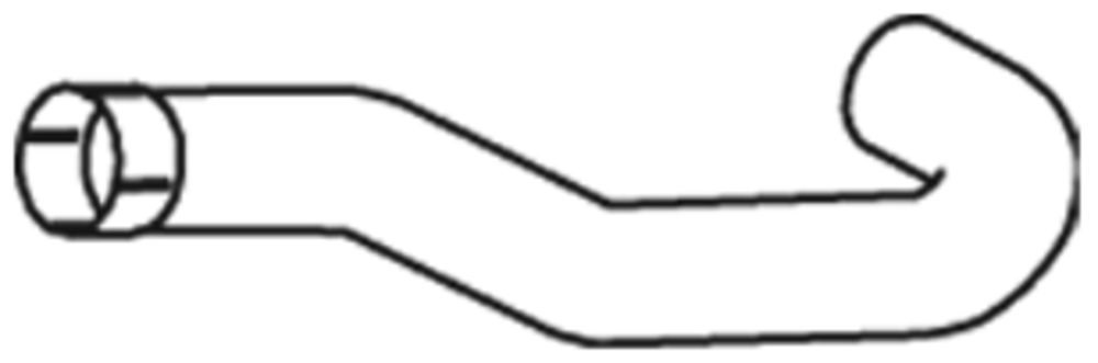 Trubka výfuku střední 846mm MAN TGL Euro 4