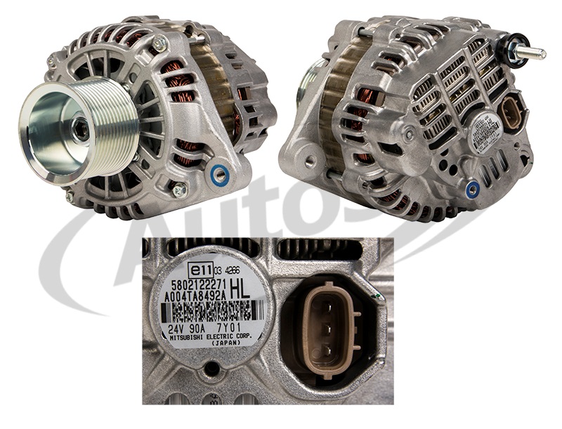 Alternátor 28V/90A s řemenicí IVECO Stralis ET Cursor, E.Star do 2002, E.Trakker, E.Tech M