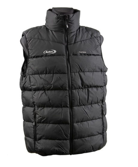 Vesta pánská, černá s logem AUTOS, velikost L