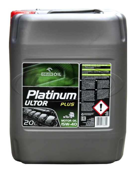 Olej motorový ORLEN PLATINUM ULTOR PLUS 15W-40, 20 l