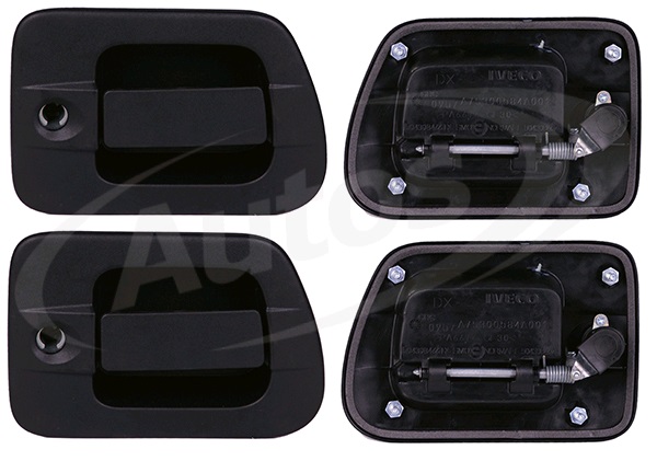 Klika dveří vnější s vložkou a klíčemi L IVECO E.Cargo, E.Tech, Stralis