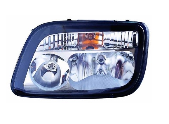 Světlomet hlavní /H1, H7, W5W, PY21W/ bez regulace L MERCEDES Actros MP2, Axor