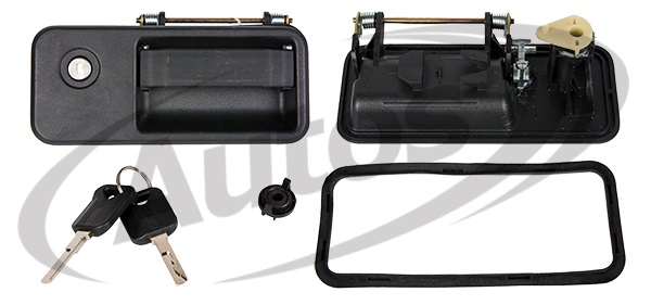 Klika dveří vnější L s vložkou VOLVO FH12, FH16, FM9, FM10, FM12