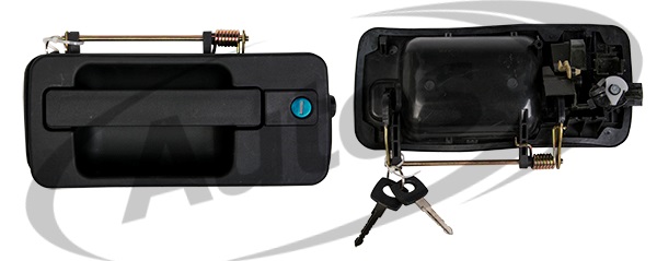 Klika dveří vnější s vložkou P VOLVO FH12, FH16, FM9, FM10, FM12