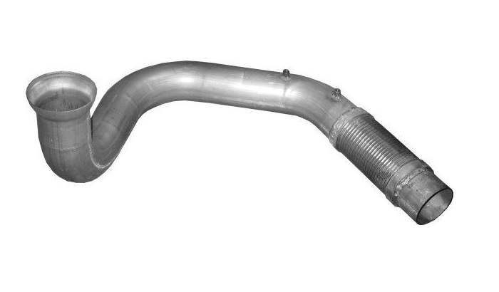 Trubka výfuku s pružným dílem 741mm MERCEDES Atego od 01.1998 do 10.2004,Axor 2 od 10.2004