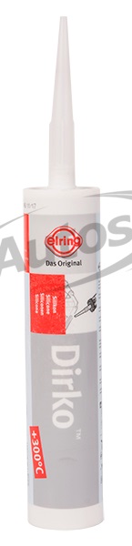 Tmel těsnící DIRKO, šedý, pružný, od -30°C do +300°C, 310ml