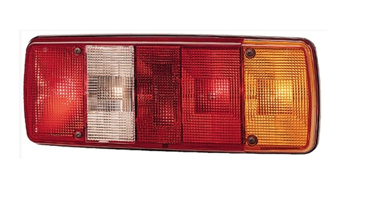 Kryt zadní svítilny 5-dílné 128x 345 L/P MAN, MERCEDES